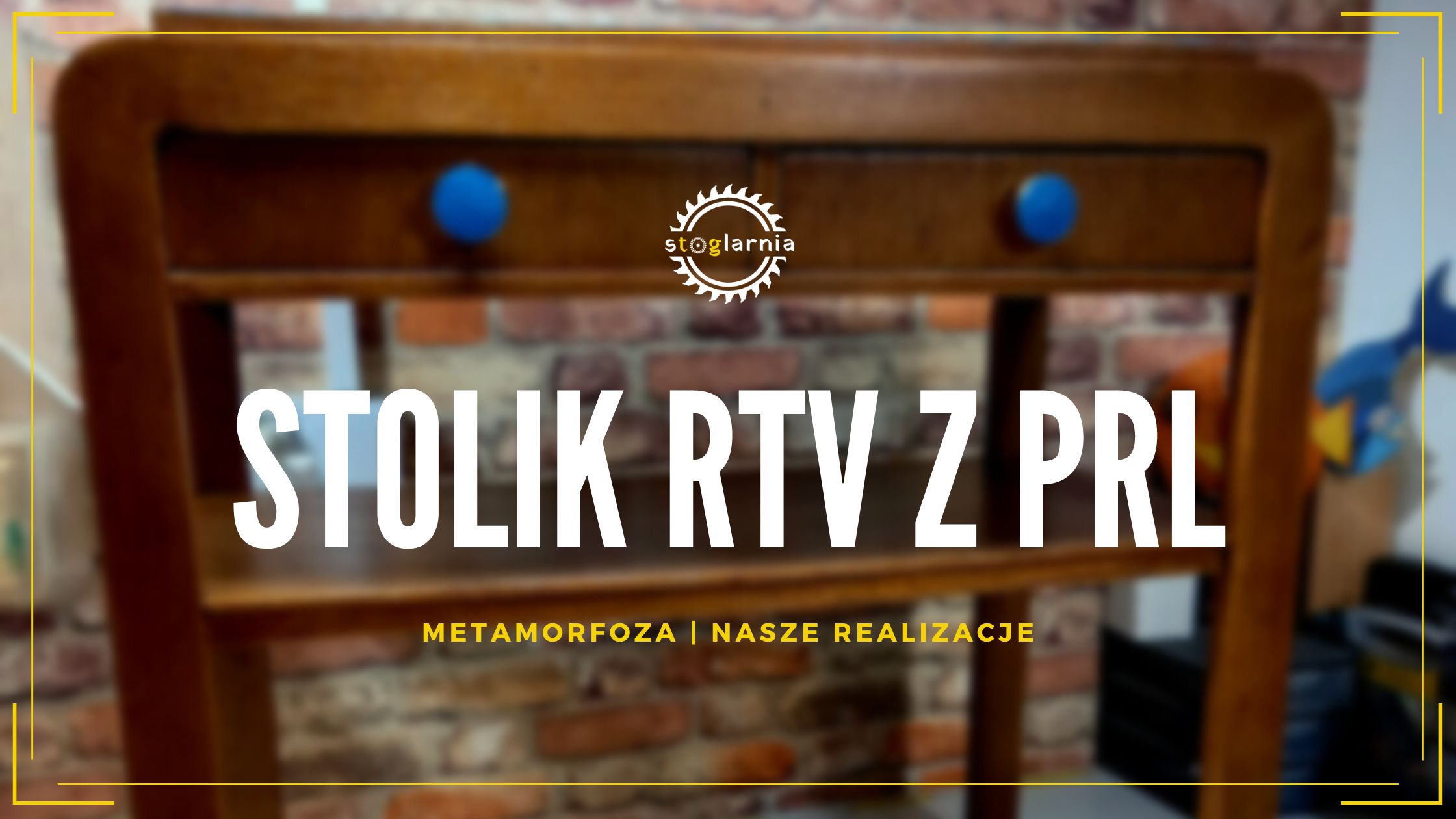 Metamorfoza stolika RTV z PRL-u